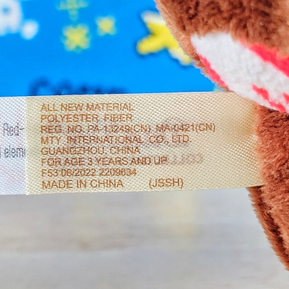 Rudolph The Red-Nosed Reindeer 7" UltraSoft Stuffed Christmas Holiday Plush - Picture 7 of 7